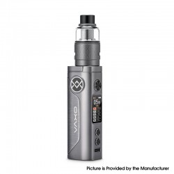 Authentic OXVA Vativ 100W Full Mod Kit with Unione PnM Tank Atomizer - Gunmetal, 5~100W, 1 x 18650, 5ml, 0.15ohm / 0.3ohm