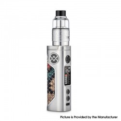 Authentic OXVA Vativ 100W Full Mod Kit with Unione PnM Tank Atomizer - Medusa SS, 5~100W, 1 x 18650, 5ml, 0.15ohm / 0.3ohm