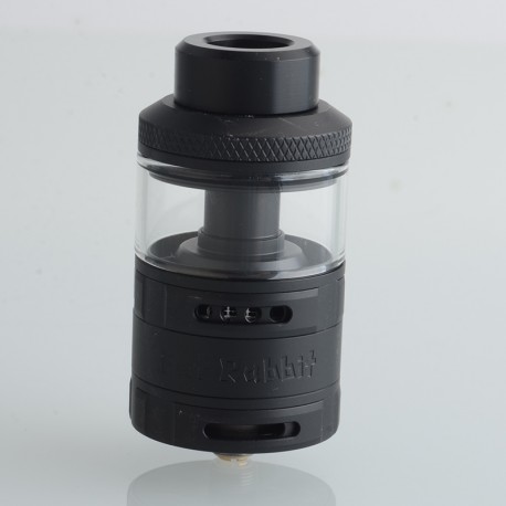 [Ships from Bonded Warehouse] Authentic Hellvape Fat Rabbit RTA Rebuildable Tank Atomizer - Matte Full Black, 5.5ml, 28.4mm