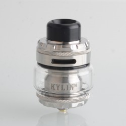 [Ships from Bonded Warehouse] Authentic VandyVape Kylin M Pro RTA Rebuildable Tank Atomizer - SS, 6.0ml / 8.0ml, 24.22mm