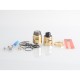 Authentic Damn Nitrous RDA Rebuildable Dripping Atomizer - Gold, With BF Pin, 22mm Diameter