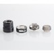 Authentic Damn Nitrous RDA Rebuildable Dripping Atomizer - Black, With BF Pin, 22mm Diameter