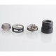 Authentic Damn Nitrous RDA Rebuildable Dripping Atomizer - Matte Black, With BF Pin, 22mm Diameter