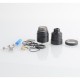 Authentic Damn Nitrous RDA Rebuildable Dripping Atomizer - Matte Black, With BF Pin, 22mm Diameter