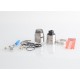 Authentic Damn Nitrous RDA Rebuildable Dripping Atomizer - SS, With BF Pin, 22mm Diameter