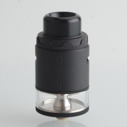 [Ships from Bonded Warehouse] Authentic Vandy Vape Pyro V4 IV RDTA Atomizer - Matte Black, 5ml, SS + Glass, 25.5mm