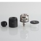 [Ships from Bonded Warehouse] Authentic VandyVape Pyro V4 IV RDTA Atomizer - Matte Black, 5ml, SS + Glass, 25.5mm