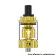 Authentic ThunderHead Creations THC Elite MTL RTA Lite Rebuildable Tank Vape Atomizer - Gold, 2.0 / 4.0ml, 22mm Diameter