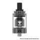 Authentic ThunderHead Creations THC Elite MTL RTA Lite Rebuildable Tank Vape Atomizer - Gun Metal, 2.0 / 4.0ml, 22mm Diameter