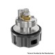 Authentic ThunderHead Creations THC Elite MTL RTA Lite Rebuildable Tank Vape Atomizer - Gun Metal, 2.0 / 4.0ml, 22mm Diameter