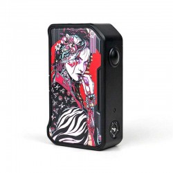 Authentic Dovpo MVV M VV II 280W VV Variable Voltage Box Mod - GEISHA, PC + Zinc Alloy, 1~8V, 2 x 18650, Clear Version