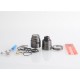 Authentic Damn Vape Nitrous RDA Rebuildable Dripping Vape Atomizer - Gun Metal, With BF Pin, 22mm Diameter