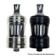 Authentic KSL Hibou MTL Tank Atomizer - Black, 2ml, 0.6ohm / 1.2ohm / RBA Deck, 22mm Diameter