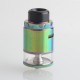 Authentic Vandy Vape Pyro V4 IV RDTA Rebuildable Dripping Tank Vape Atomizer - Rainbow, 5ml, SS + Glass, 25.5mm Diameter