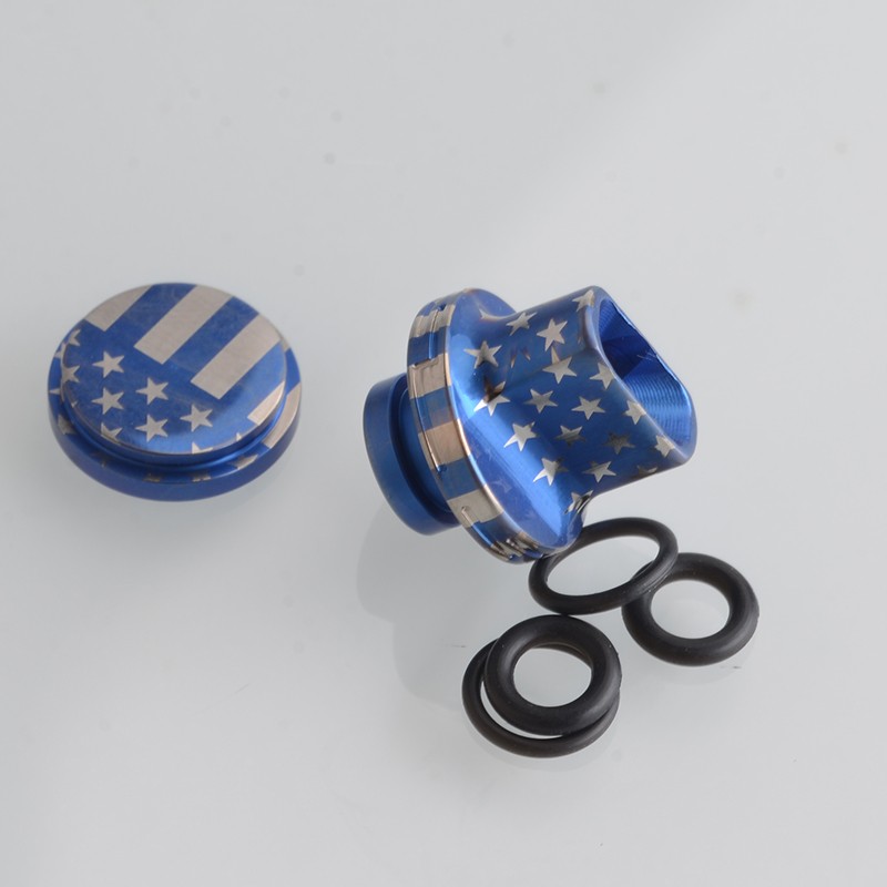 Buy Authentic MK Mods Titanium Drip Tip + Button for SXK BB