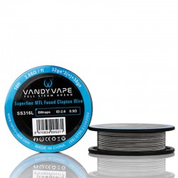 Original Vandy Vape SS316L Superfine MTL Fused Clapton Heating Resistance Wire
