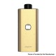 Authentic Aspire Cloudflask S Pod System Mod Kit - Brushed Brass, 2000mAh, 5.5ml, 0.25ohm / 0.6ohm