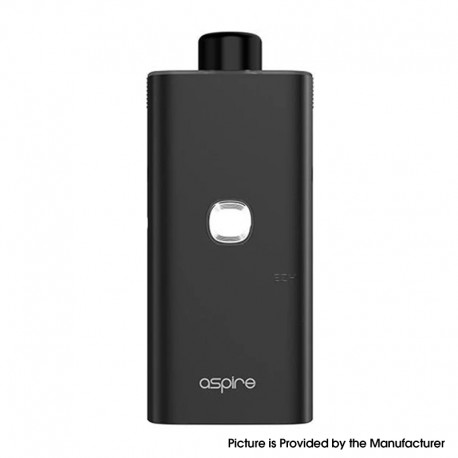 Authentic Aspire Cloudflask S Pod System Mod Kit - Black, 2000mAh, 5.5ml, 0.25ohm / 0.6ohm