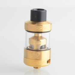 [Ships from Bonded Warehouse] Authentic Hellvape Dead Rabbit R Tank Atomizer - Gold, 5ml / 6.5ml, 25.5mm Diameter