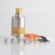 Authentic BD Precisio Pro 24 RTA Rebuildable Tank Atomizer - Silver, 4.5ml, 24mm Diameter, MTL / RDL