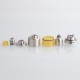 Authentic BD Precisio Pro 24 RTA Rebuildable Tank Atomizer - Silver, 4.5ml, 24mm Diameter, MTL / RDL