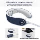 Neck Massager Cordless with Heat Intelligent Portable USB Charging Electric Massage 5 Modes & 15 Intensities Neck Relax - Blue