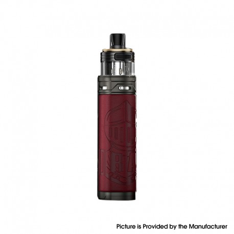 [Ships from Bonded Warehouse] Authentic Voopoo Drag X 80W VW Box Mod + PnP-X Pod Tank Kit - Knight Red, 5~80W, 1 x 18650, 5ml