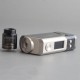 [Ships from Bonded Warehouse] Authentic Rincoe JellyBox 228W VW Box Mod + RDA Kit - Black Clear, VW 1~228W, 2 x 18650