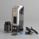 [Ships from Bonded Warehouse] Authentic Rincoe JellyBox 228W VW Box Mod + RDA Kit - Black Clear, VW 1~228W, 2 x 18650