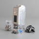 [Ships from Bonded Warehouse] Authentic Rincoe JellyBox 228W VW Box Mod + RDA Kit - Full Clear, VW 1~228W, 2 x 18650