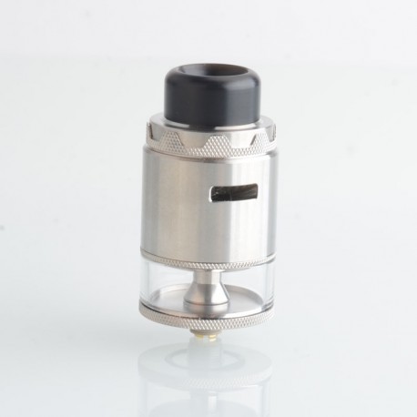 Authentic VandyVape Pyro V4 IV RDTA Atomizer - Stainless Steel, 5ml, SS + Glass, 25.5mm