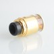 Authentic Vandy Vape Pyro V4 IV RDTA Rebuildable Dripping Tank Vape Atomizer - Gold, 5ml, SS + Glass, 25.5mm Diameter