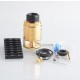 [Ships from Bonded Warehouse] Authentic VandyVape Pyro V4 IV RDTA Atomizer - Gold, 5ml, SS + Glass, 25.5mm