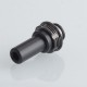 Authentic ThunderHead Creations Tauren Elite MTL RTA Replacement Long 510 Drip Tip - Black + Gun Metal