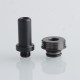 Authentic ThunderHead Creations Tauren Elite MTL RTA Replacement Long 510 Drip Tip - Black + Gun Metal