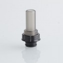 Authentic ThunderHead Creations Tauren Elite MTL RTA Replacement Long 510 Drip Tip - Translucent Black + Black