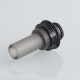 Authentic ThunderHead Creations Tauren Elite MTL RTA Replacement Long 510 Drip Tip - Translucent Black + Black