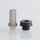 Authentic ThunderHead Creations Tauren Elite MTL RTA Replacement Long 510 Drip Tip - Translucent Black + Black