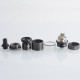 Authentic ThunderHead Creations Elite MTL RTA Pro Rebuildable Tank Atomizer - Gun Metal, 2.0 / 4.0ml, 22mm Diameter