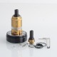 Authentic ThunderHead Creations Elite MTL RTA Pro Rebuildable Tank Atomizer - Gold, 2.0 / 4.0ml, 22mm Diameter