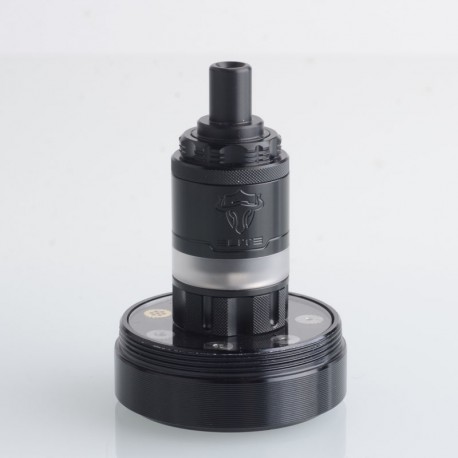 Authentic ThunderHead Creations Elite MTL RTA Pro Rebuildable Tank Atomizer - Black, 2.0 / 4.0ml, 22mm Diameter