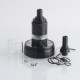 Authentic ThunderHead Creations Elite MTL RTA Pro Rebuildable Tank Atomizer - Black, 2.0 / 4.0ml, 22mm Diameter