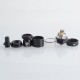 Authentic ThunderHead Creations Elite MTL RTA Pro Rebuildable Tank Atomizer - Black, 2.0 / 4.0ml, 22mm Diameter