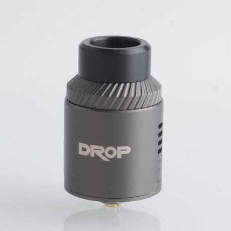 Authentic Digi Drop V1.5 RDA Rebuilable Dripping Atomizer w/ BF Pin - Gun Metal, Dual Coil Configuration, 24mm Dia
