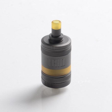 Authentic ZQ Trio RTA Rebuildable Tank Atomizer - Gun Metal, 2.0ml, MTL / DL, 22.38mm Diameter