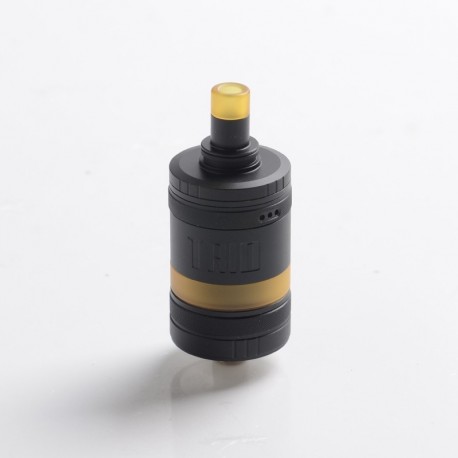 Authentic ZQ Trio RTA Rebuildable Tank Atomizer - Black, 2.0ml, MTL / DL, 22.38mm Diameter