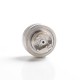 Authentic ZQ Trio RTA Rebuildable Tank Atomizer - Silver, 2.0ml, MTL / DL, 22.38mm Diameter