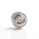 Authentic ZQ Trio RTA Rebuildable Tank Vape Atomizer - Silver, 2.0ml, MTL / DL, 22.38mm Diameter