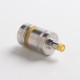 Authentic ZQ Trio RTA Rebuildable Tank Atomizer - Silver, 2.0ml, MTL / DL, 22.38mm Diameter