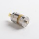 Authentic ZQ Trio RTA Rebuildable Tank Atomizer - Silver, 2.0ml, MTL / DL, 22.38mm Diameter